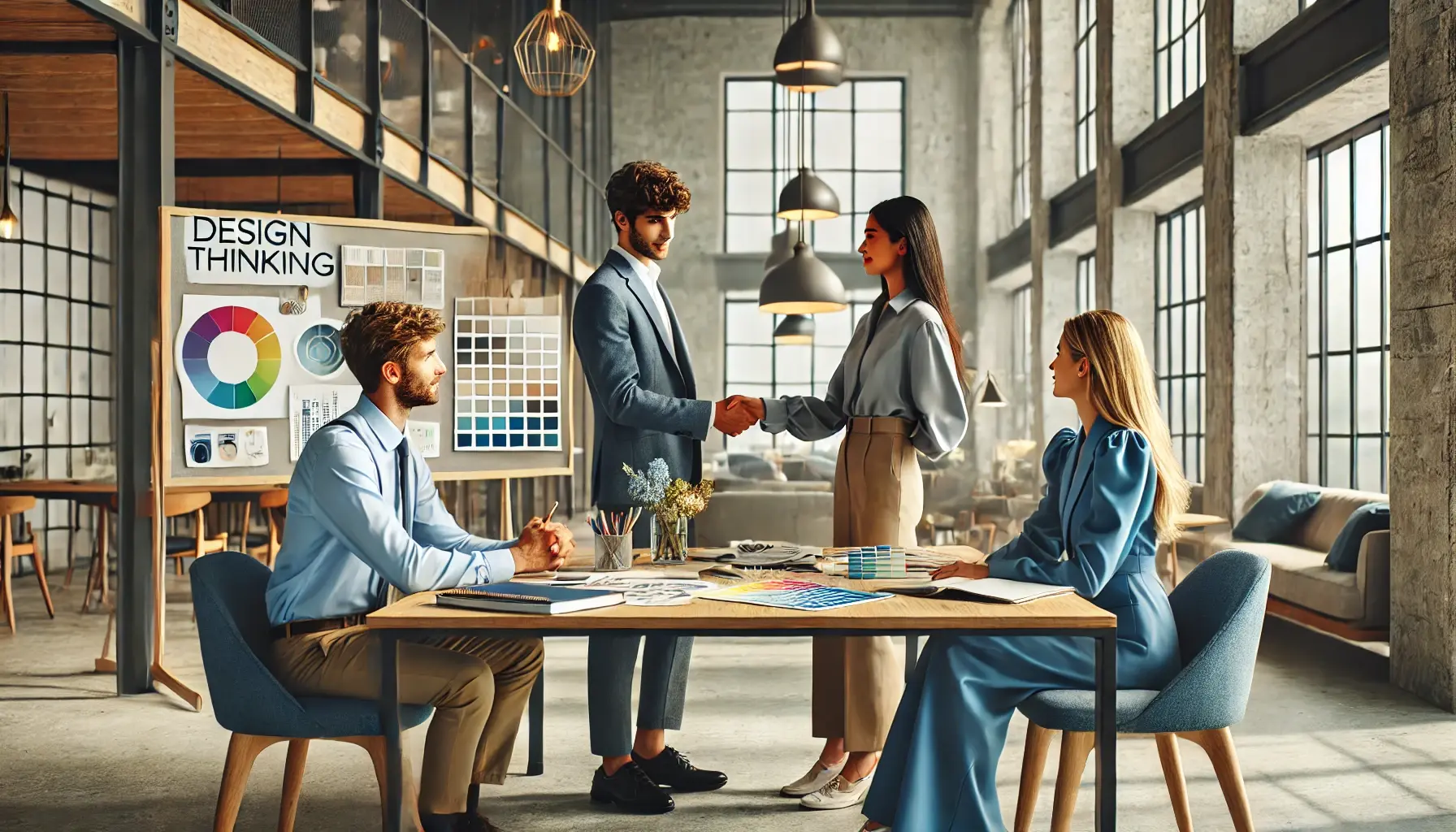 Reunião Design Thinking WiseHost